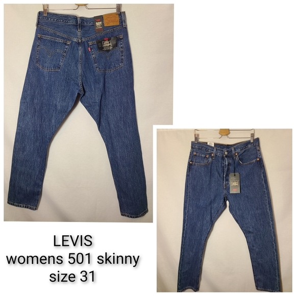 New with tags Levis womens 501 jeans- size 31 - Picture 2 of 7